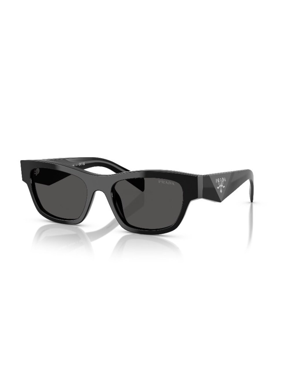 New Prada Women's Sunglasses Grey Butterfly Lens Acetate Frame PR B09S 16K08Z 54
